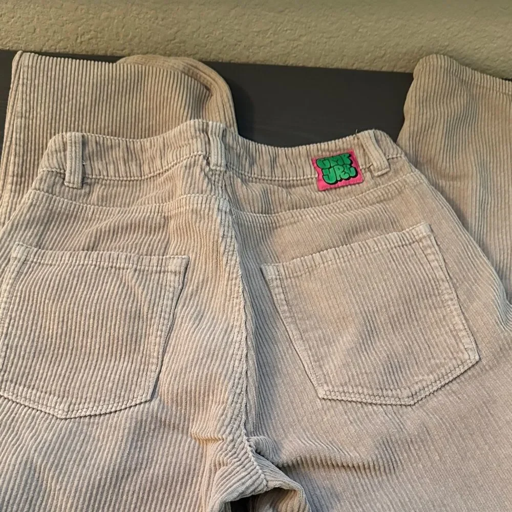 Empyre Tori Tan Corduroy Straight Leg Pants Size 0 - Picture 3 of 8